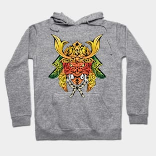 demon mask japanese samurai style Hoodie